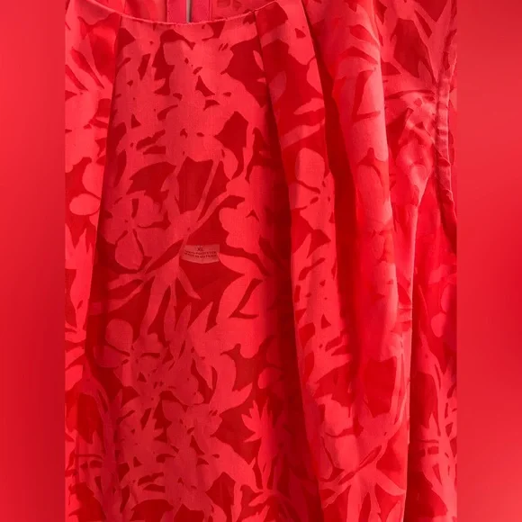 Liz Claiborne Red Floral Women's Top Sz XL - Picture 2 of 7